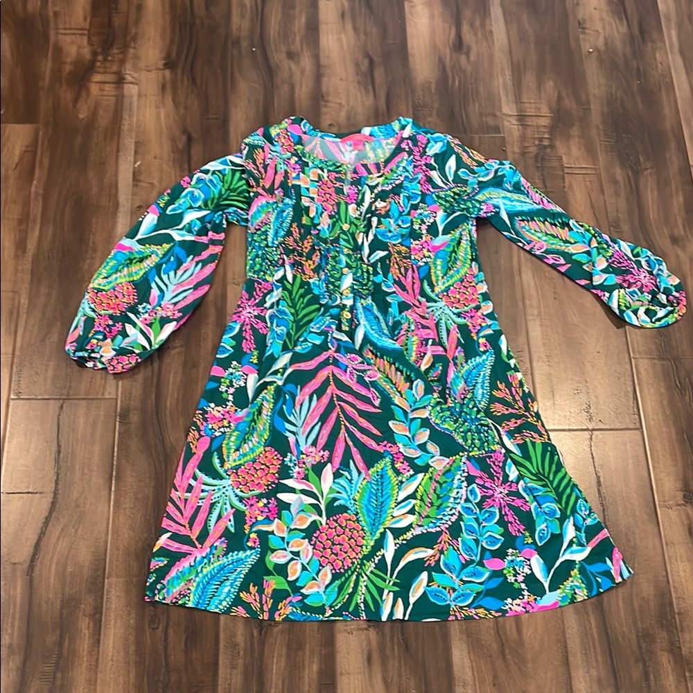 Lilly Pulitzer Vibrant Floral Dress